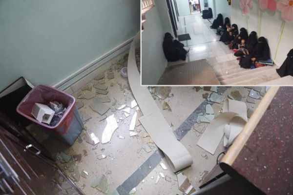 مُصابان في قصف حوثي على مركز لعلاج السرطان بتعز