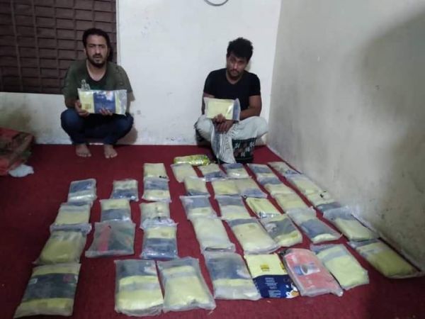 ضبط شحنة مخدرات كانت في طريقها إلى عدن 