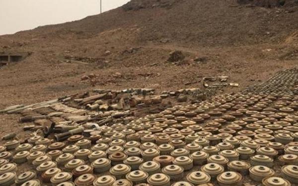 “مسام”: نزع 1528 لغماً حوثياً في أول أسبوع من نوفمبر 