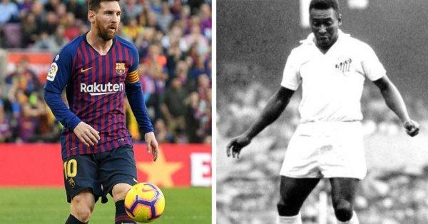 ميسي يحقق رقمًا قياسيًا جديدًا ويتنافس مع بيليه