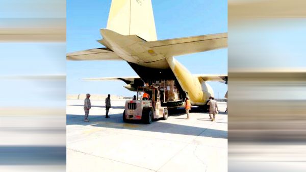شحنة مساعدات طبية سعودية تصل عدن