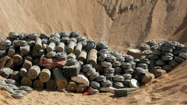 إتلاف كمية كبيرة من الألغام في محافظة الجوف