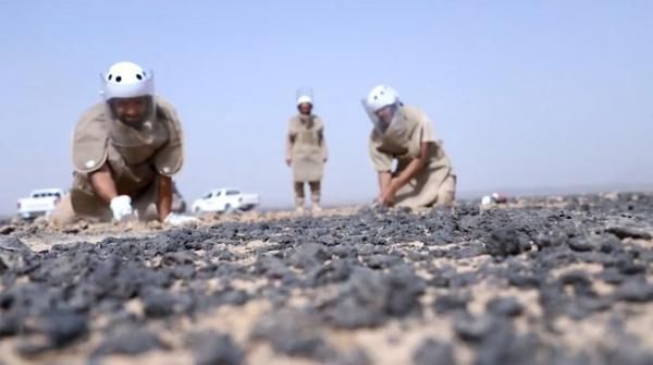مسام: انتزاع ألفي لغم حوثي خلال الأسبوع الماضي