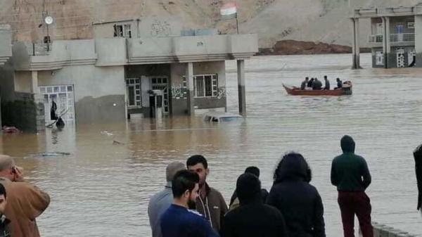 سيول قاتلة تحاصر منطقة الشرقاط بالعراق.. ومطالب بإعلان حالة الطوارئ