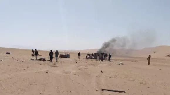 استشهاد مواطن وإصابة آخر بانفجار لغم حوثي في الجوف 