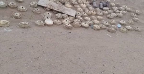 فككه فريق هندسي في المشتركة.. العثور على حقل ألغام حوثي شرق مدينة الحديدة