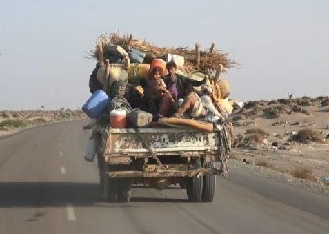 نزوح 39 أسرة يمنية خلال الأسبوع الماضي