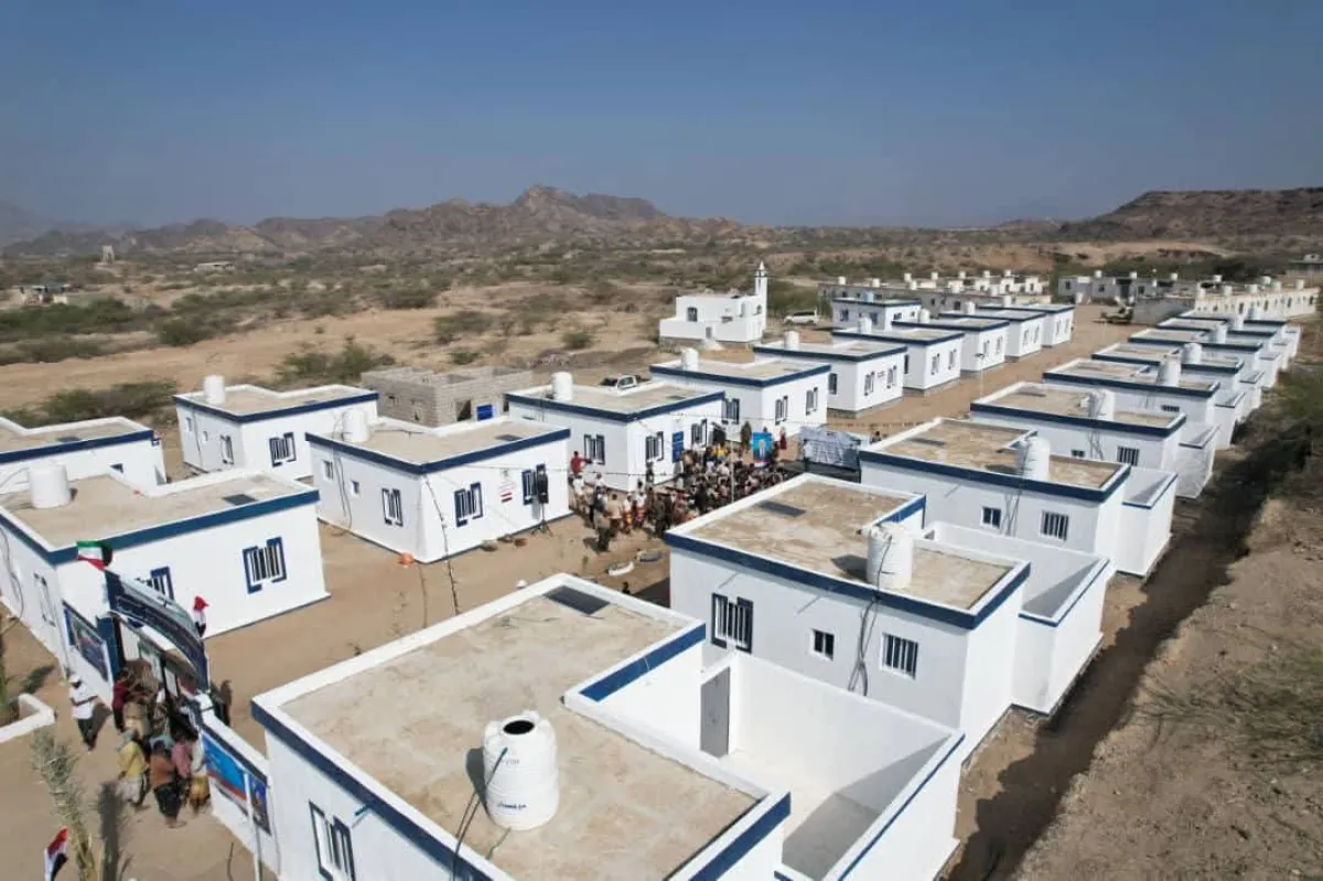 تعز.. افتتاح قرية "حصة الدخيل" السكنية في الوازعية بتمويل كويتي