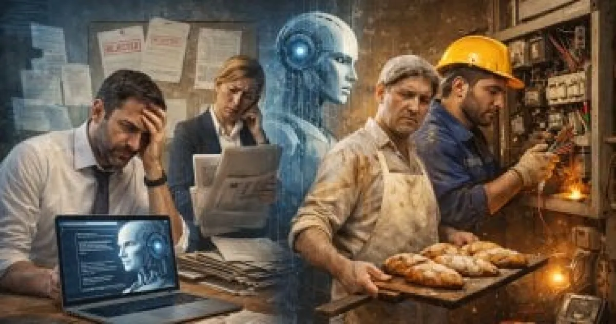 الذكاء الاصطناعي يجبر كتّاباً وصحفيين على التحول لمهن يدوية: قصص من الواقع