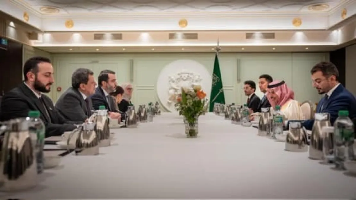 وزير الخارجية السعودي: قدرات سوريا الاقتصادية ستدهش العالم واستقرار غزة شرط لوحدة الضفة والقطاع