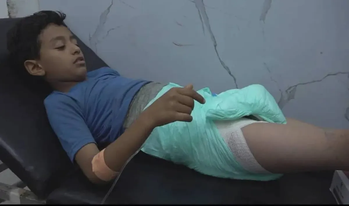 إصابة طفل برصاص قناص حوثي شرقي مدينة تعز