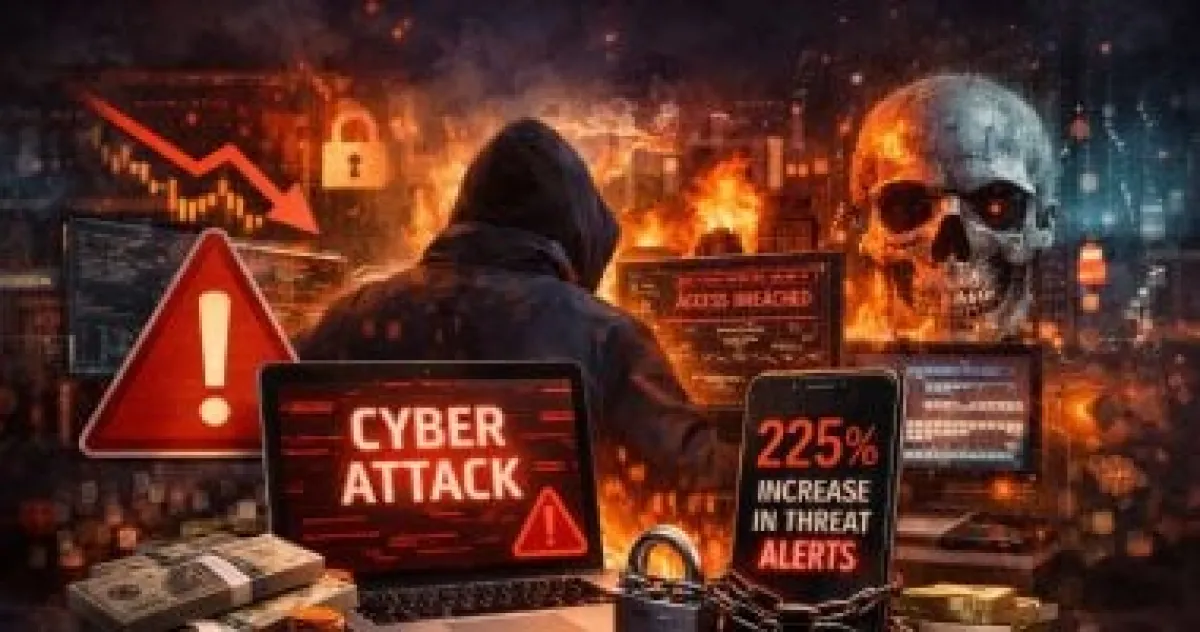 موجة هجمات سيبرانية جنونية: تهديدات بـ225% وتوقعات بخسائر ضخمة