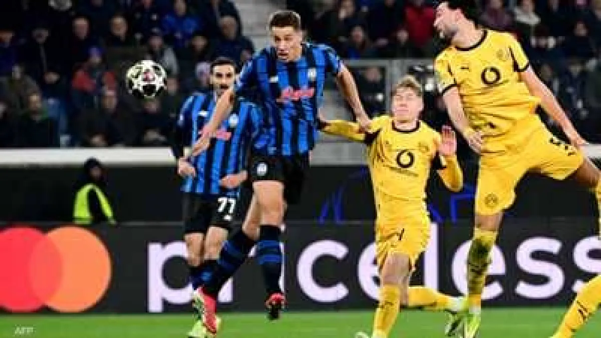 أتلانتا يفجر مفاجأة ويطيح بدورتموند من دوري أبطال أوروبا