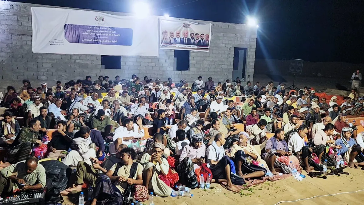 السلطة المحلية بموزع تنظم أمسية رمضانية في عزلة الهاملي لتعزيز التلاحم المجتمعي