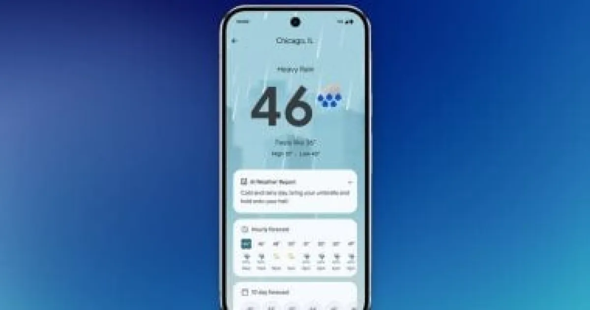 تحديث Pixel Weather يمنح واجهة هواتف جوجل مظهرًا عصريًا وألوانًا زاهية