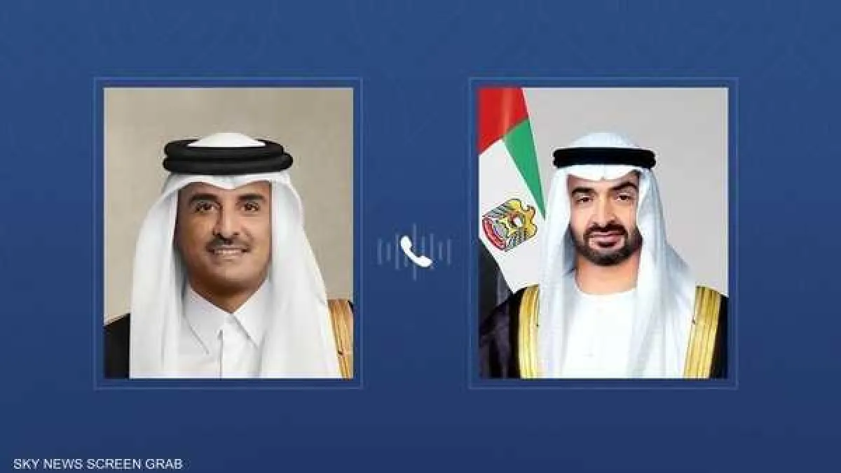 الإمارات وقطر تؤكدان التضامن إزاء الاعتداءات الإيرانية واتخاذ جميع الإجراءات
