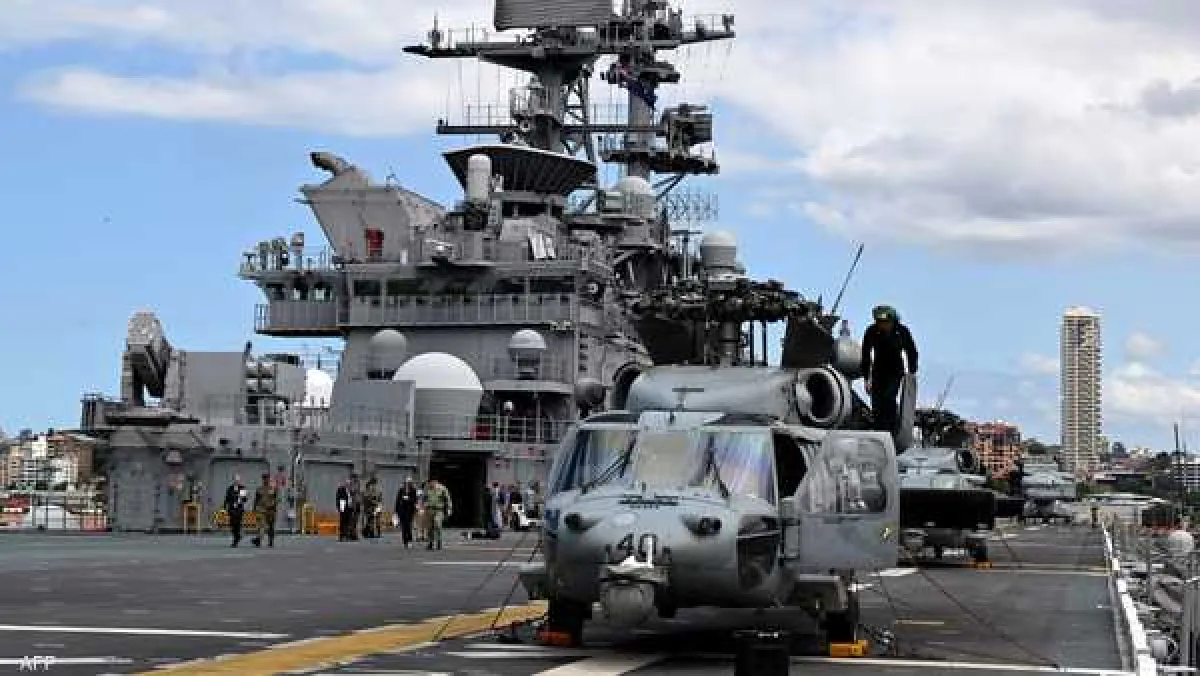 قمر صناعي صيني يرصد تحرك وحدة مشاة بحرية أميركية نحو الشرق الأوسط