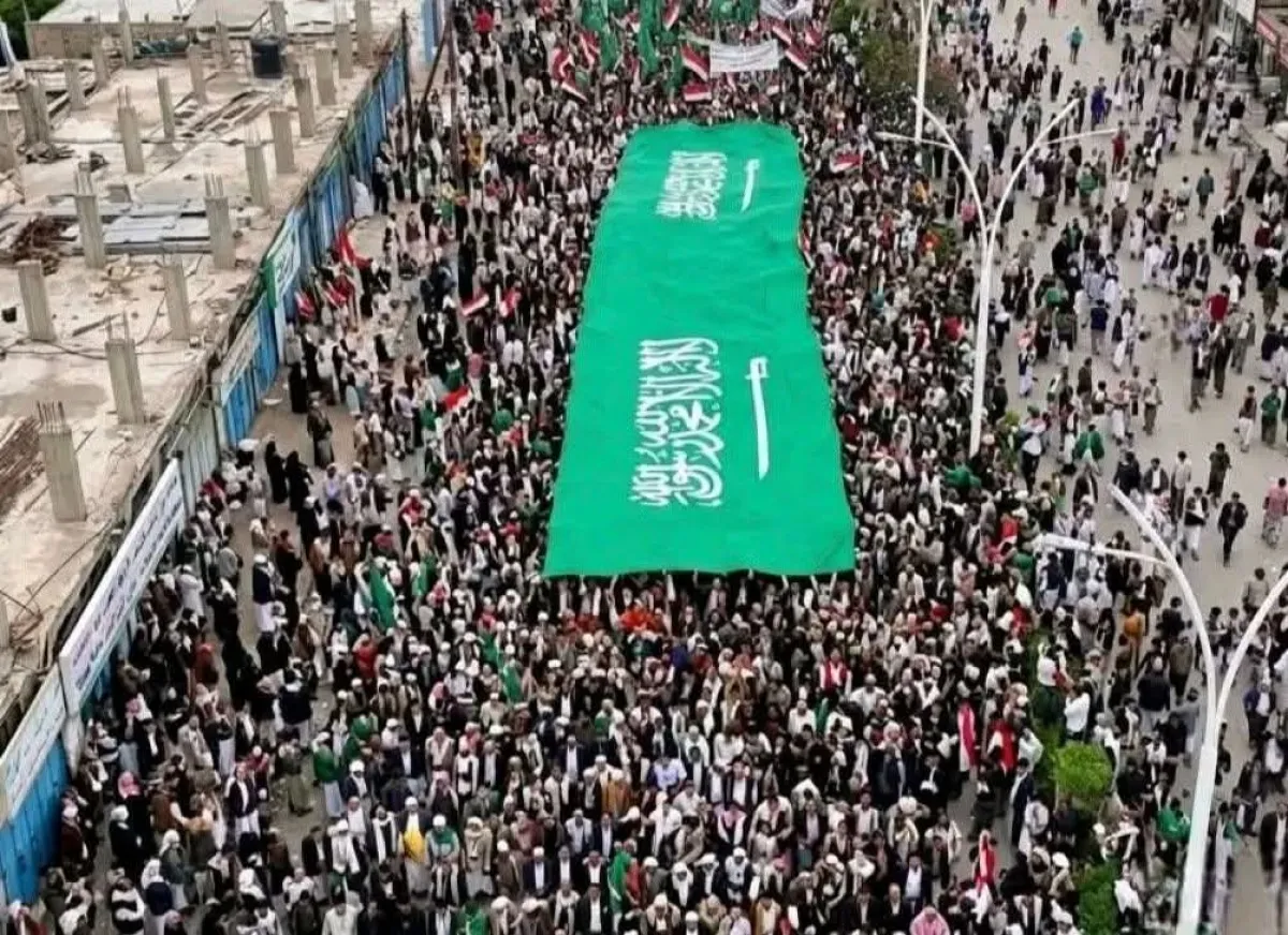 مظاهرات في حضرموت والمهرة تضامنًا مع السعودية ودول الخليج ضد الهجمات الإيرانية