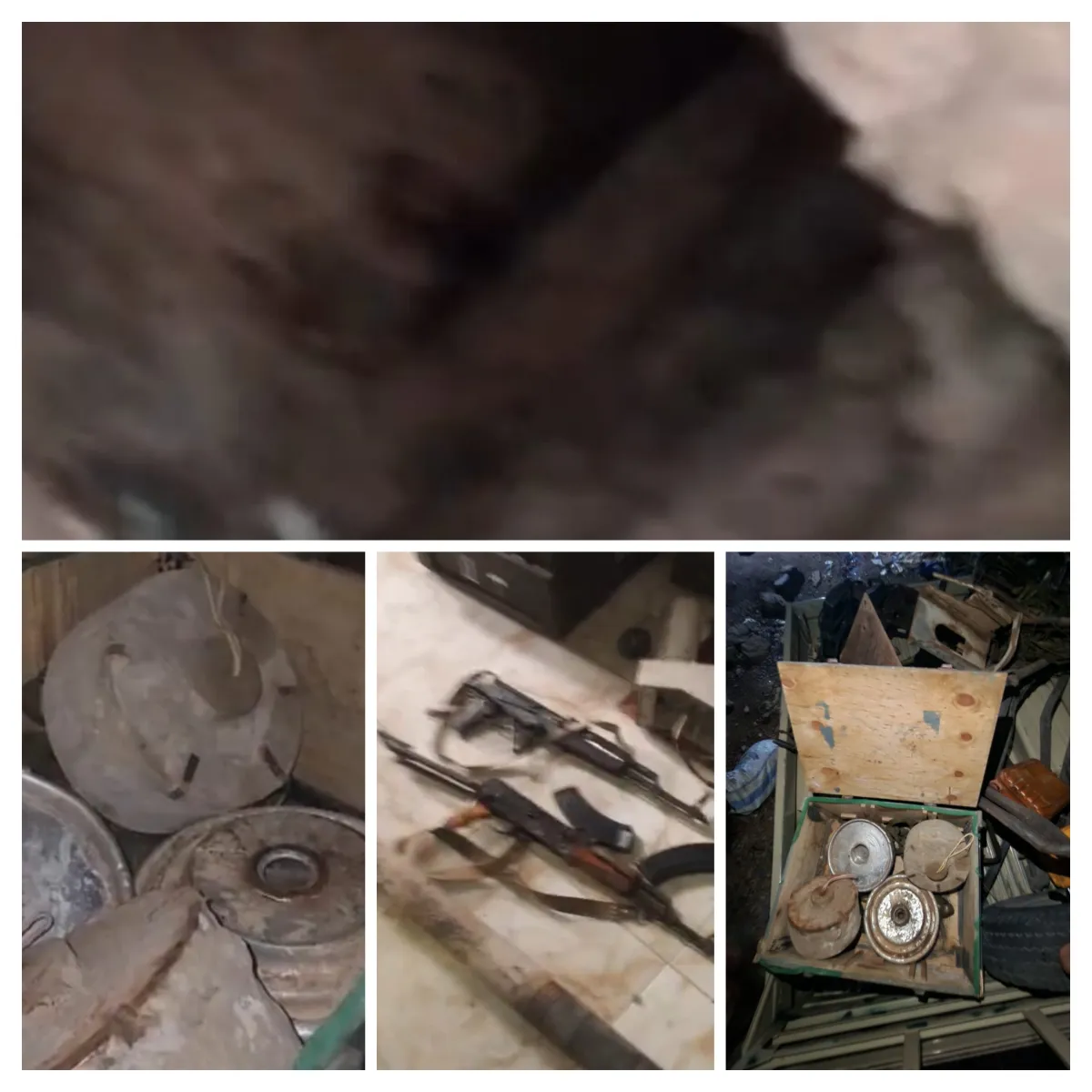 حملة أمنية في الوازعية تضبط مطلوبين وتعثر على أسلحة وألغام وعبوات ناسفة