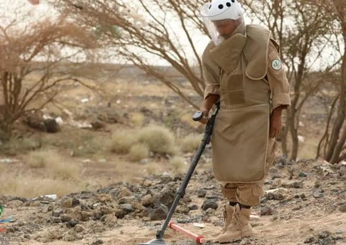 «مسام»: نزع 5818 لغماً وذخيرة من مخلفات الحوثيين في اليمن منذ بداية أبريل