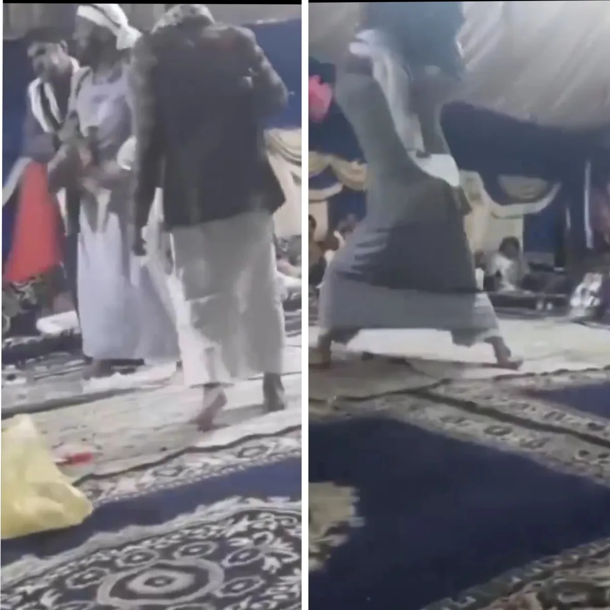 مشرف حوثي يحطم مكبرات الصوت في حفل زفاف بعد رفض الحاضرين الاستماع له