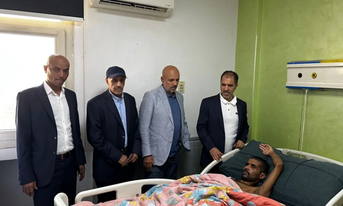 بتكليف من الفريق طارق صالح.. وفد من المقاومة الوطنية يعايد جرحى الساحل الغربي في مصر