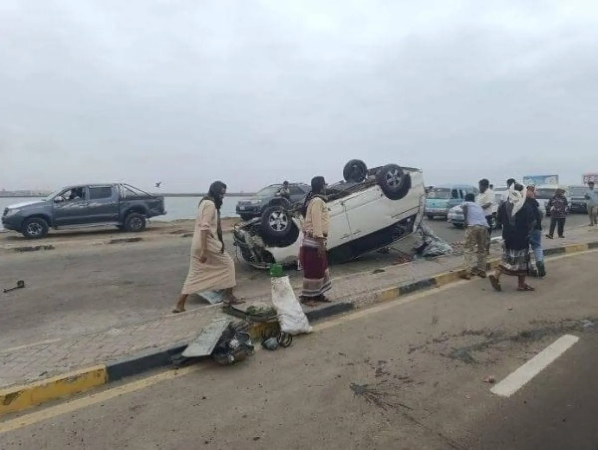 حوادث السير تحصد أرواح 79 شخصًا وتُصيب 506 آخرين بالمناطق المحررة خلال مايو