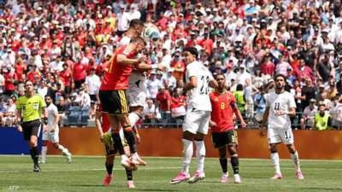 هدف عكسي يحرم مصر من أول انتصار مونديالي ويمنح بلجيكا التعادل