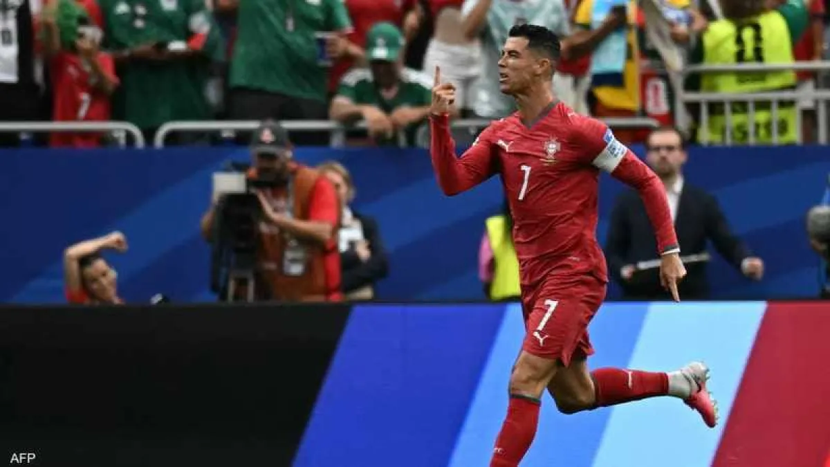 رونالدو أول لاعب يسجل في 6 نسخ متتالية من كأس العالم