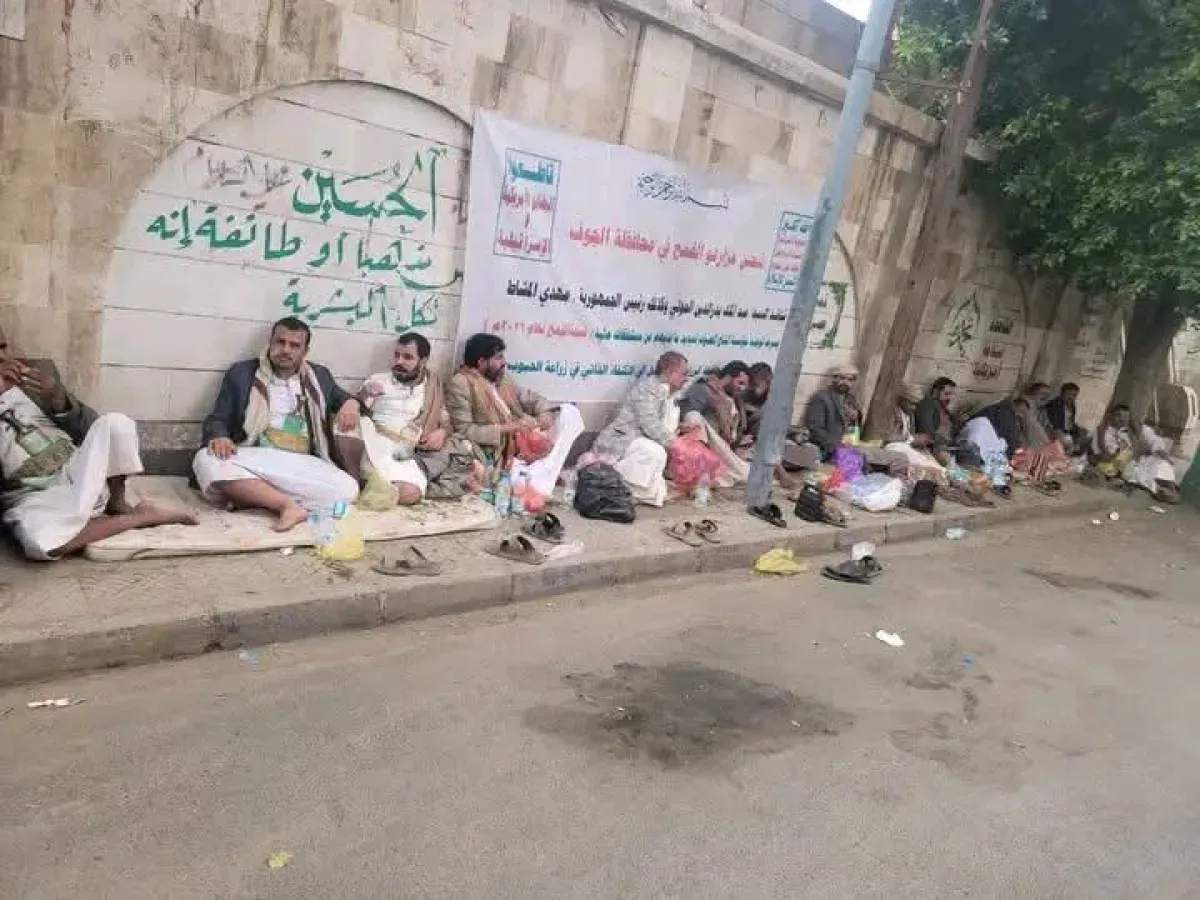 مزارعو الجوف يصعّدون احتجاجاتهم للمطالبة بمستحقات القمح المحتجزة لدى مليشيا الحوثي