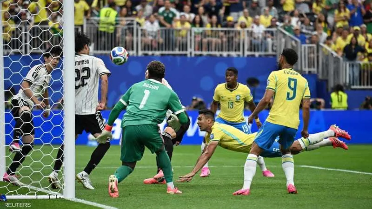 هدف قاتل يقود البرازيل إلى دور الـ16 على حساب اليابان