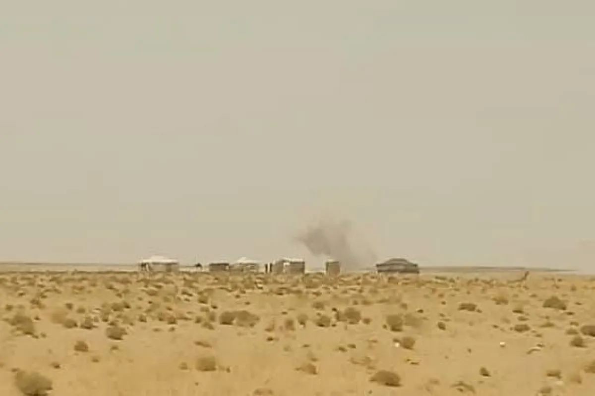 صاروخ حوثي يسقط قرب مخيمات النازحين في الجوف
