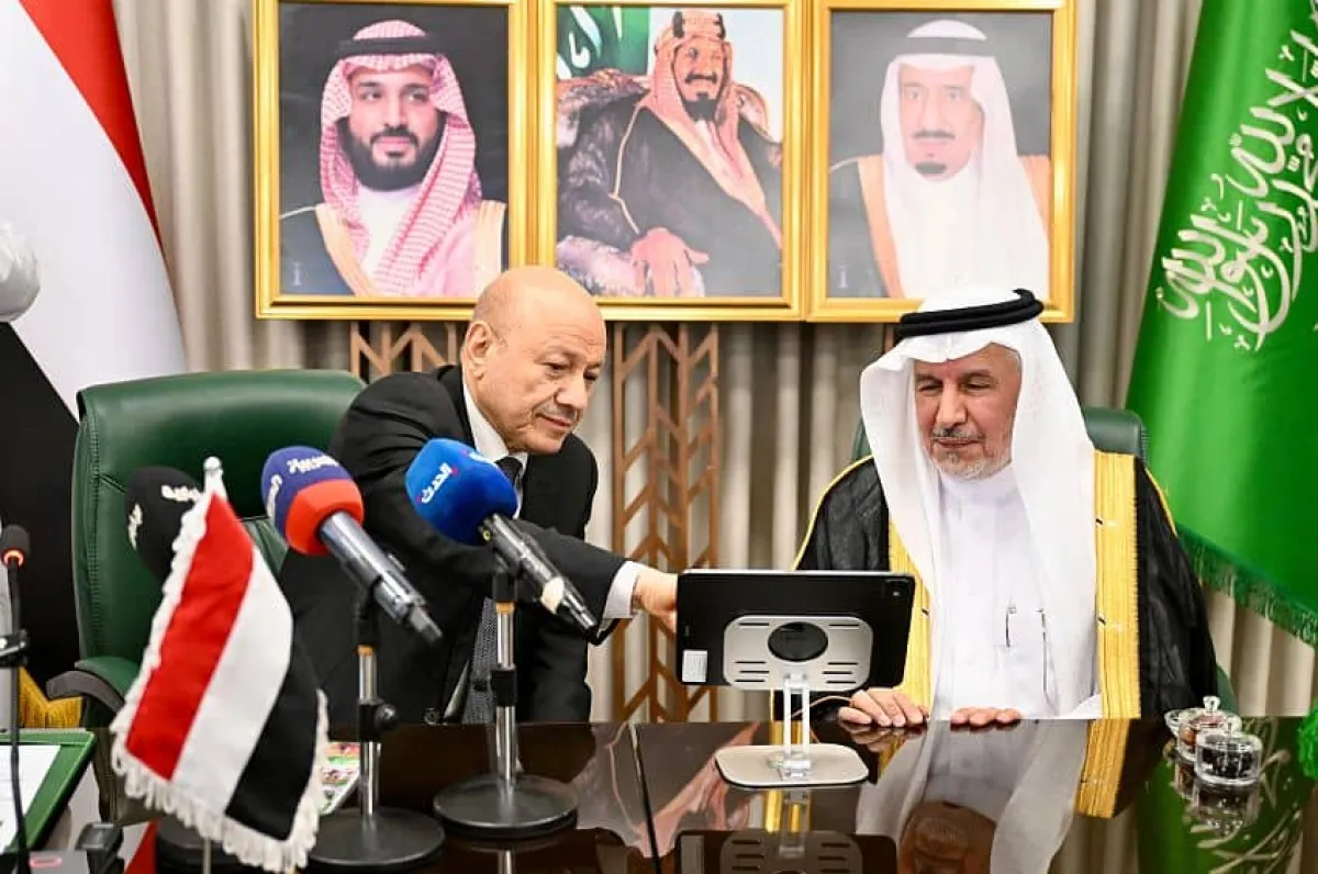 العليمي يدشن تسعة مشاريع إغاثية سعودية في اليمن