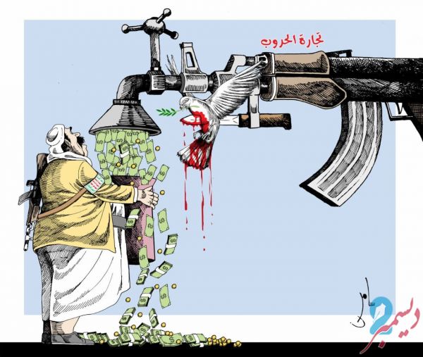 كاريكاتير بريشة سامر الشميري